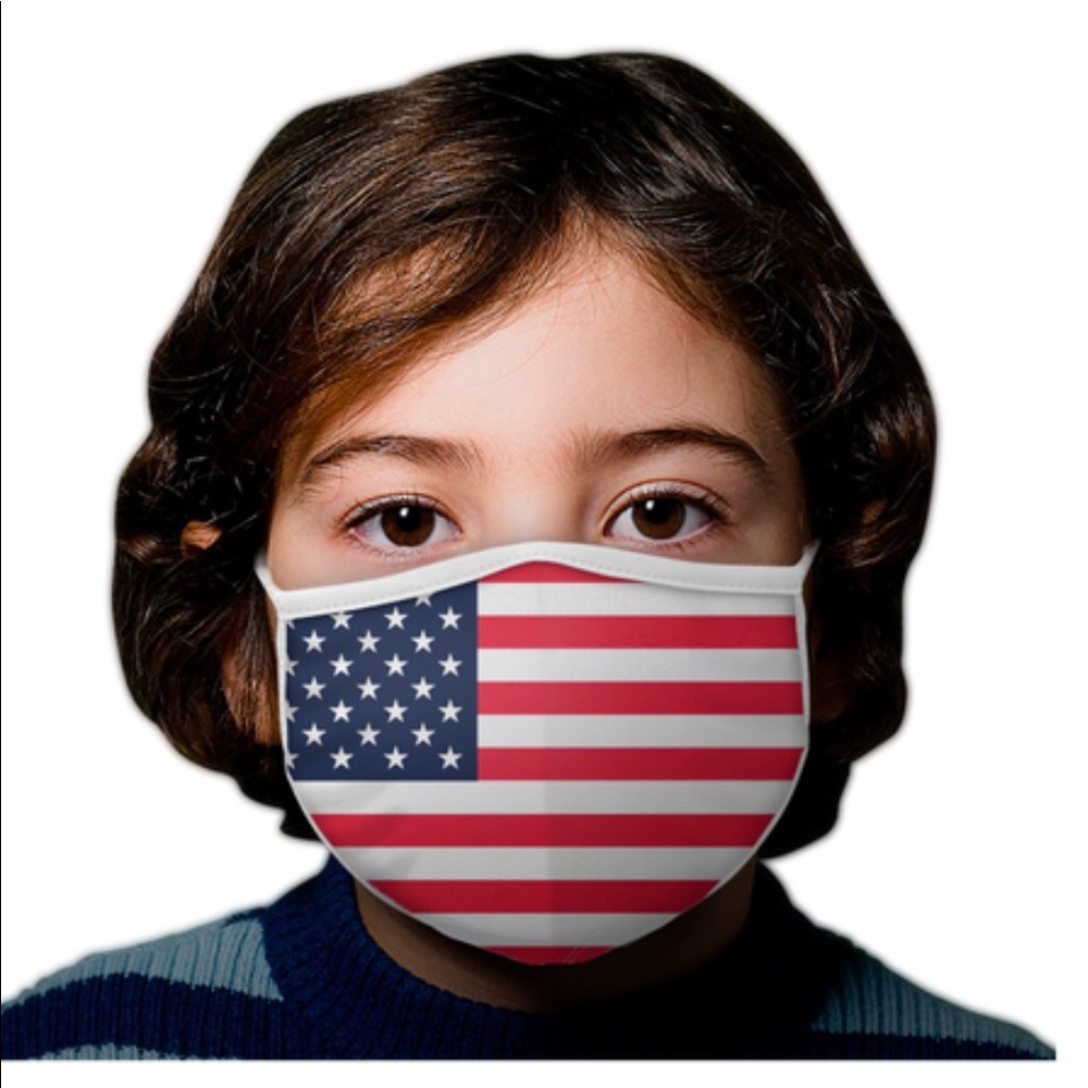 USA flag mask - Picture 2 of 5